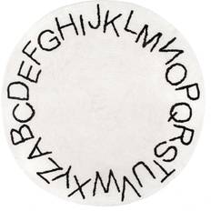 Nuloom Kids Washable Round Alphabet Rug Ø48