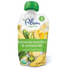 Plum Organics Baby Food Stage 2 Banana Zucchini & Amaranth Each