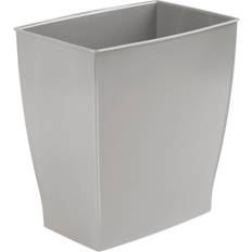 iDESIGN Mono Gray Plastic Wastebasket