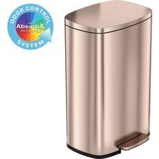 itouchless SoftStep 13.2 Gallon Rose Gold Step Trash