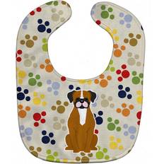 Caroline's Treasures Caroline's Treasures BB5945BIB Pawprints Flashy Fawn Boxer Baby Bib 10 x 13" multicolor