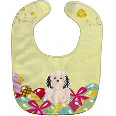 Caroline's Treasures Carolines Treasures BB6019BIB Easter Eggs Lowchen Baby Bib