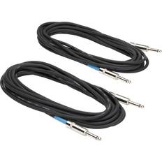 Samson IC20 20 Feet Instrument/Patch Cable, 2