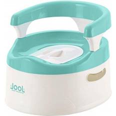 child Potty Training chair for Boys and girls, Handles & Splash guard comfortable Seat for Toddler Jool Baby (Aqua)