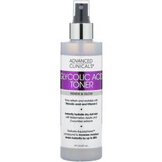 Advanced Clinicals Glycolic Acid Toner, Renew & Glow, 8