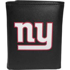 Siskiyou FLTR090 Male NFL New York Giants Leather Tri-fold Logo Large Wallet