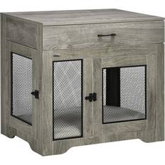 Pawhut Dog Crate Furniture with Soft Water-Resistant Cushion 80x74.9cm