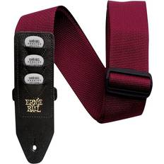 Ernie Ball Burgundy Pickolder Polypro Strap