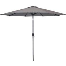 Sunnydaze Decor Sunnydaze 9 Ft. Solar Lighted Octagonal Aluminum Market Umbrella