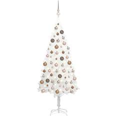 vidaXL Artificial with LEDs&Ball Set White 150 cm Christmas Tree 150cm