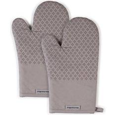 KitchenAid Asteroid Solid Textured Mitt Pot Holders Grey, Silver