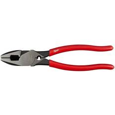 Milwaukee Combination Pliers Milwaukee High Leverage Linesman's with Crimper-Dipped Combination Plier