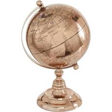 Litton Lane Harper & Willow Rose Gold Aluminum Traditional Globe