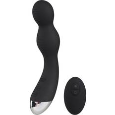 ElectroShock Remote-controlled G and P-spot Vibrator Black