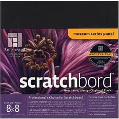 Black Canvas Scratchbord 8 in. x 8 in. each