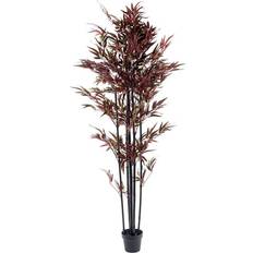 Geko Bamboo Tree Red 180cm Realistic Artificial Plant