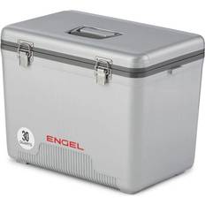 Engel 30 qt. 48 Can Leak-Proof Compact Insulated Airtight Drybox Cooler, Silver