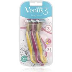 Gillette Venus 3 Dragonfruit Razor for women 3 pcs 3 pc