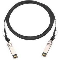 QNAP Cab-dac30m-sfp28 Fibre Optic Cable 3 M Qsfp28 Black