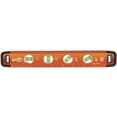 Swanson Magnetic Torpedo with 4 Bubble Vials, Etched Ruler Straight Edge Spirit Level