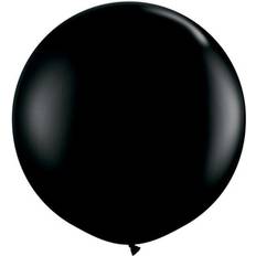 Qualatex (One Size, Onyx Black) 5 Inch Plain Latex Party Balloons (Pack Of 100) (48 Colours)