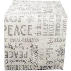 DII Holiday Tablecloth Silver (274.3x35.6cm)