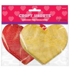 Red Swirls Amscan Craft Hearts Red & Gold Valentine s Day Party Decoration