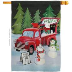 Breeze Decor BD-XM-H-114207-IP-BO-DS02-US Snowmen Hot Cocoa Winter Seasonal Christmas