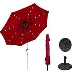 Hiland AZ Patio Heaters Solar Market Umbrella with