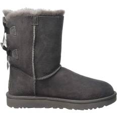 Grey - Women Boots UGG Bailey Bow II - Grey