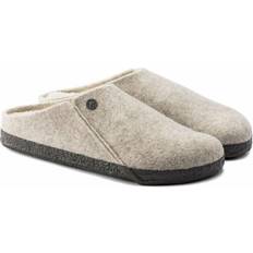 46 ½ - Unisex Slippers Birkenstock Zermatt Shearling Wool Felt - Eggnog