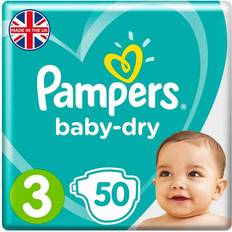 Pampers size 3 Pampers Baby Dry Nappies Size 3 6-10kg 50pcs
