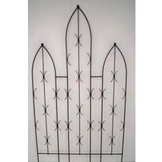 Triple Centre Point Gothic Screen. Solid steel