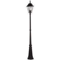 Lutec Single Head Die-Cast Lamp Post 227cm