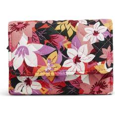 Cotton Wallets Vera Bradley womens Cotton Compact With Rfid Protection Wallet, Floral