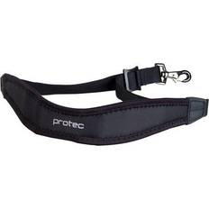 ProTec Neoprene Less-Stress Neck Strap For Alto, Tenor, Baritone Saxophone 24 In. Black