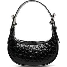 BY FAR crocodile-effect leather mini bag black One Size