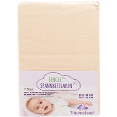 Beige Sheets Kid's Room Träumeland Tencel Lagen - Beige