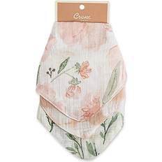 Crane Baby 3-Pack Parker Floral Multicolor Muslin Bib Set Multi 3 Pack