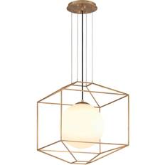 Troy Silhouette Gold Leaf Pendant Lamp