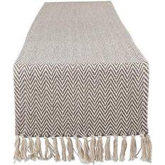 DII CAMZ11269 Braided Farmhouse Tablecloth Grey (182.88x)