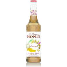 Monin Caramel Coffee Syrup 700ml glass