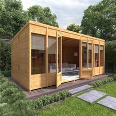 BillyOh Brown Large Cabins BillyOh Bella Tongue and Groove Pent Summerhouse (Building Area )