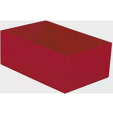 Bins, height 63 mm, red, LxW 162x108 mm, pack of 50