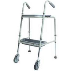 NRS Healthcare Duo Height Adjustable Walking Trolley, Pebble