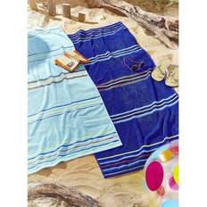 Bath Towels Catherine Lansfield Rainbow Pair Bath Towel Blue