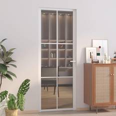 vidaXL 76x201,5 vit ESG-glas External Door (x)