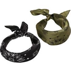 Urban Classics Unisex bandana satin 2-pack bandana handdukar finns