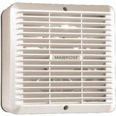 Manrose 230mm Commercial Grey Manual Pullcord Window Fan COMG230MP