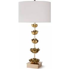 Regina Andrew Adeline Five Gold Flowers Bloom Table Lamp